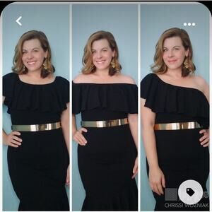 NWT LuLaRoe Black Cici off the shoulder dress size XL